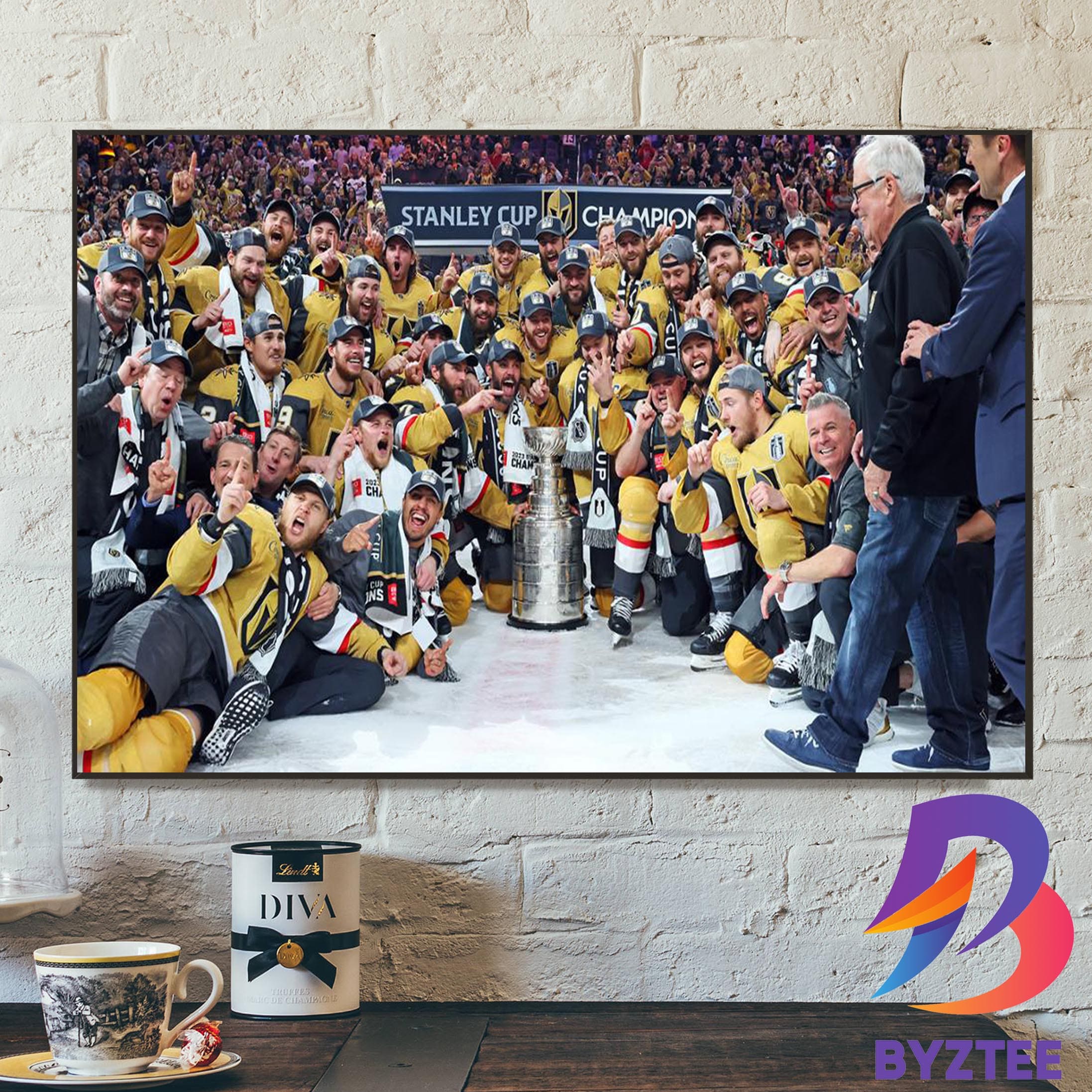 Boston Bruins Clinched 2023 Stanley Cup Playoffs Home Decor Poster