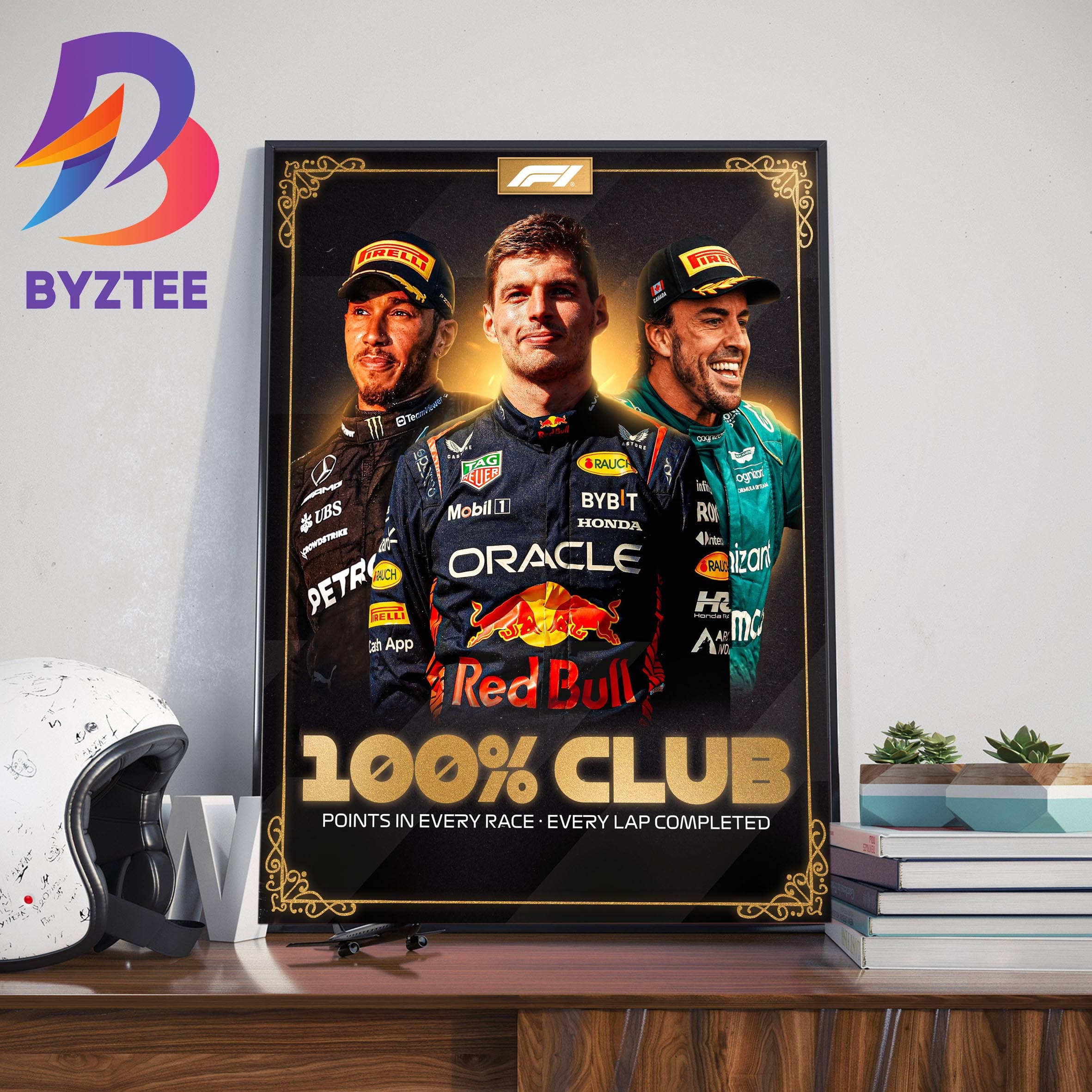 Max Verstappen Fernando Alonso And Lewis Hamilton Points In Every Race And  Every Lap Completed Thus Far In F1 Wall Decor Poster Canvas - Byztee