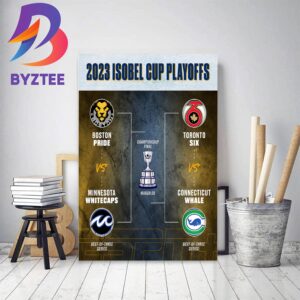 2023 Isobel Cup Playoffs Finals Four Championship Final Decor Poster Canvas