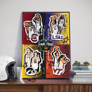 2023 NCAA March Madness Final Four Womens Basketball In Dallas Decor Poster Canvas