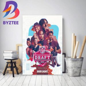 2023 NFL Draft Official Poster Decor Poster Canvas