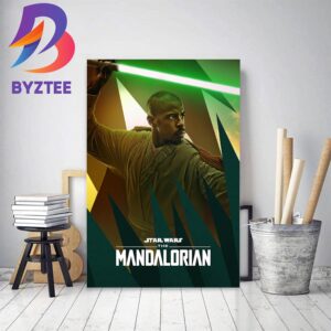 Ahmed Best As Kelleran Beq In The Mandalorian Star Wars Decor Poster Canvas