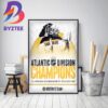 Boston Bruins Clinched Atlantic Division Stanley Cup Playoffs 2023 Decor Poster Canvas