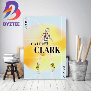 Caitlin Clark 40 Point Triple Double In An NCAA Tourney Game Decor Poster Canvas