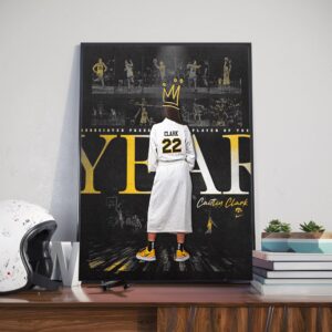 Caitlin Clark Is The AP National Player Of The Year Decor Poster Canvas