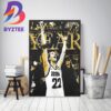 Caitlin Clark Is The Naismith Womens College Player Of The Year Trophy Decor Poster Canvas