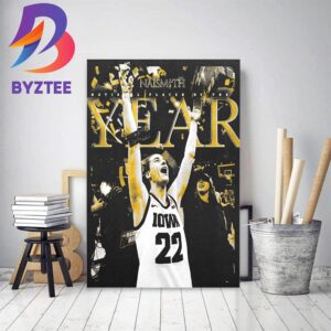 Caitlin Clark Is The Winner 2023 Naismith National Player Of The Year Decor Poster Canvas