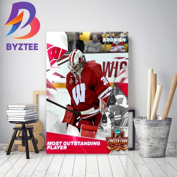 Cami Kronish Is 2023 Womens Frozen Four Most Outstanding Player Decor Poster Canvas