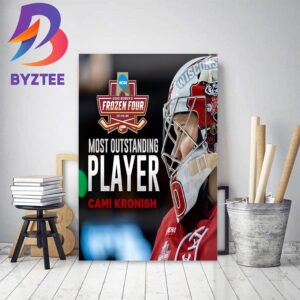 Cami Kronish Is The Most Outstanding Player At The 2023 Womens Frozen Four Decor Poster Canvas