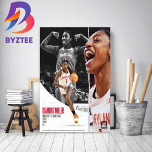 Diamond Miller Leads Maryland To Elite Eight Decor Poster Canvas