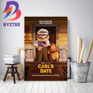 Disney And Pixar Carls Date With Elemental Decor Poster Canvas