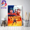 Dynamic Duo Brayden Schenn And Sammy Blais Of St Louis Blues NHL Decor Poster Canvas