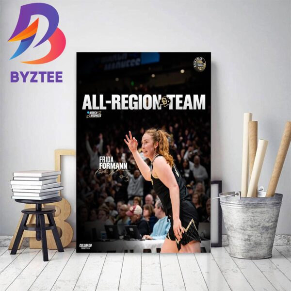 Frida Formann All Region Team NCAA March Madness Decor Poster Canvas