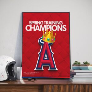 Los Angeles Angels Cactus League Spring Training Champions Decor Poster Canvas