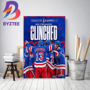 New York Rangers Are Bound For The Stanley Cup Playoffs 2023 Decor Poster Canvas