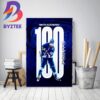 Nikita Kucherov 100 Points In NHL Decor Poster Canvas