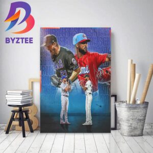 Scherzer Vs Sandy On 2023 MLB Opening Day Decor Poster Canvas