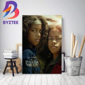 The Twins In Peter Pan And Wendy Of Disney Decor Poster Canvas
