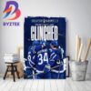 Toronto Maple Leafs Mitch Marner 500 NHL Career Games Decor Poster Canvas