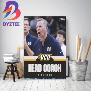 VCU Rams Mens Basketball New Head Coach Ryan Odom Decor Poster Canvas