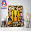 2022-23 Boston Bruins The Highest Single Season Point In NHL History Decor Poster Canvas
