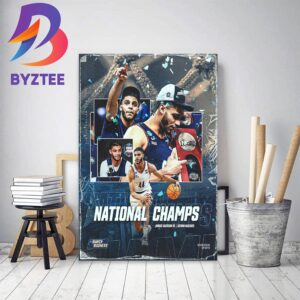 2023 NCAA Mens Basketball National Champions Is Andre Jackson Jr Of UConn Huskies Decor Poster Canvas
