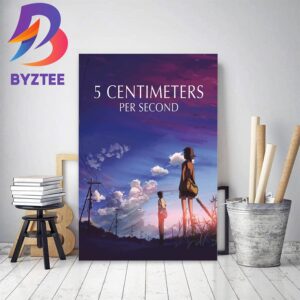 5 Centimeters Per Second Official Poster Decor Poster Canvas