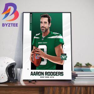 Aaron Rodgers Traded From Green Bay Packers To New York Jets Decor Poster Canvas
