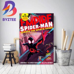 Across The Spider Verse EMPIRE Magazine Cover Decor Poster Canvas
