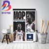 Adama Sanogo Is MOP NCAA Mens Basketball 2023 National Champions Decor Poster Canvas