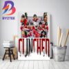 Adirondack Thunder Clinched 2023 Kelly Cup Playoffs Decor Poster Canvas