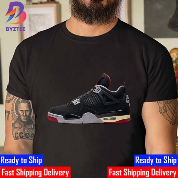 Jordan bred hotsell 4 t shirt