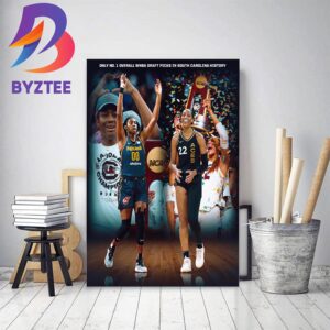Aliyah Boston And Aja Wilson No 1 Picks In South Carolina Womens Basketball History Decor Poster Canvas