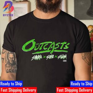 All Elite Wrestling The Outcasts Saraya x Soho x Storm Unisex T-Shirt