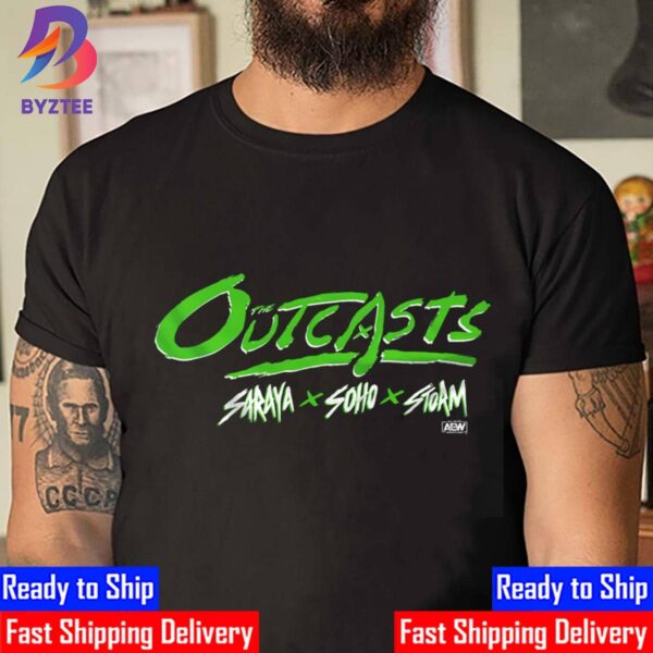 All Elite Wrestling The Outcasts Saraya x Soho x Storm Unisex T-Shirt