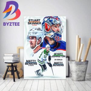 All Rookie In The 2022-23 NHL Regular Season Decor Poster Canvas