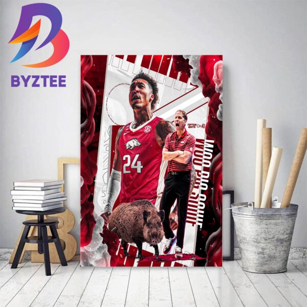 Arkansas Razorbacks Committed Jeremiah Davenport Decor Poster Canvas