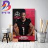 Atlanta Falcons Select Texas RB Bijan Robinson In The 2023 NFL Draft Home Decor Poster Canvas