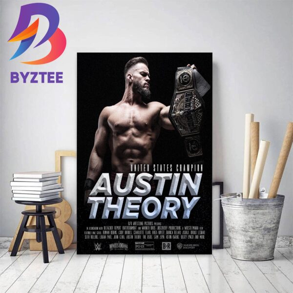 Austin Theory Is United States Champion Decor Poster Canvas