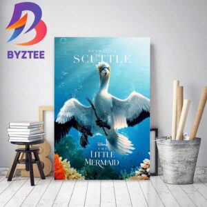 Awkwafina As Scuttle In The Little Mermaid 2023 Of Disney Home Decor Poster Canvas