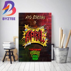 Ayo Edebiri Is April ONeil In Teenage Mutant Ninja Turtles Mutant Mayhem Decor Poster Canvas