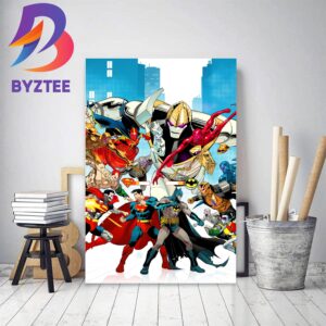 Batman And Superman World Finest 17 Cover Decor Poster Canvas