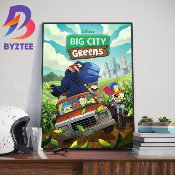 Big City Greens Of Disney Official Poster Home Decor Poster Canvas