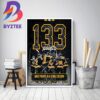 Boston Bruins Most Home Wins With 34 Decor Poster Canvas