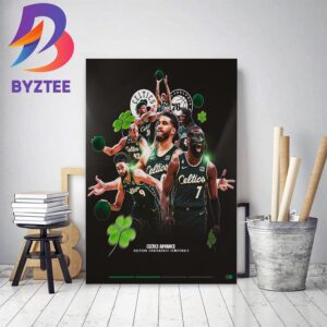 Boston Celtics Advance Eastern Conference Semifinals NBA Playoffs Home Decor Poster Canvas