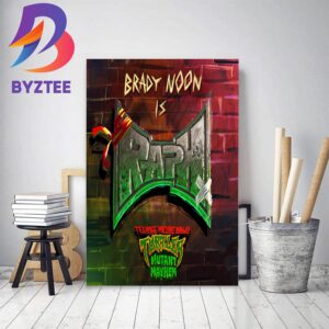 Brady Noon Is Raphael In Teenage Mutant Ninja Turtles Mutant Mayhem Decor Poster Canvas