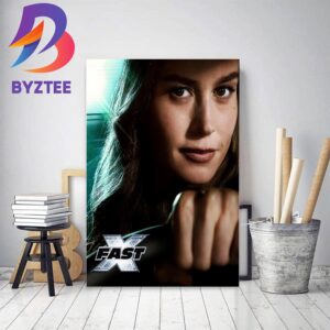 Brie Larson As Tess In Fast X 2023 Decor Poster Canvas