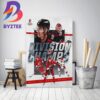 Carolina Hurricanes Clinched Metro Division Stanley Cup Playoffs 2023 Decor Poster Canvas