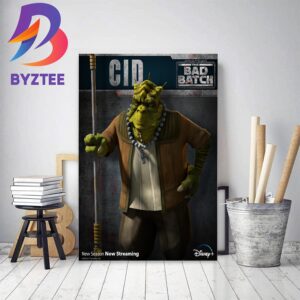 Cid In Star Wars The Bad Batch Decor Poster Canvas