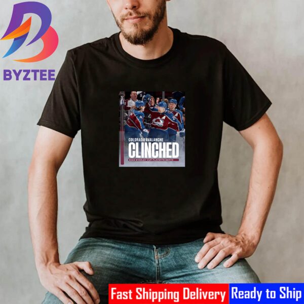 Colorado Avalanche Clinched 2023 Stanley Cup Playoffs Berth Shirt